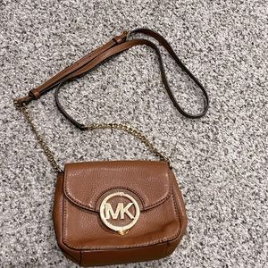 Michael Kors Leather Cross Body Purse